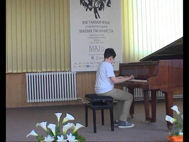 Young pianist Mihail Jagurinoski