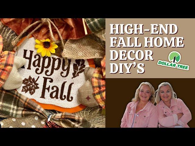 Transform Dollar Tree Items into High-End Fall Home Décor: Budget-Friendly DIY Ideas