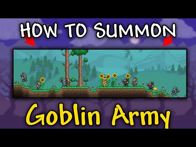 How to Summon Goblin Army in Terraria | Goblin Army Terraria