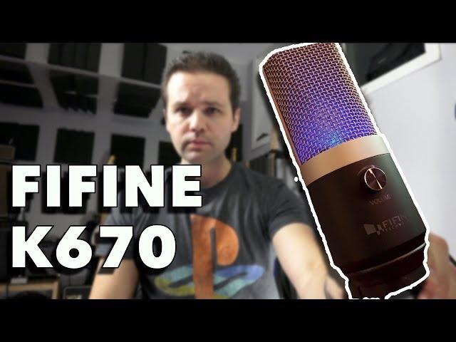 FIFINE K670 USB Condenser Microphone - demo/review