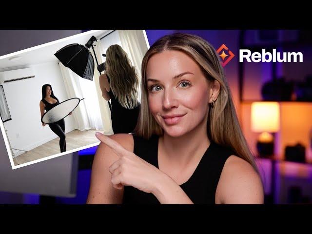 Easy 2-Light Headshot Setup + Fast Photo Editing with Reblum