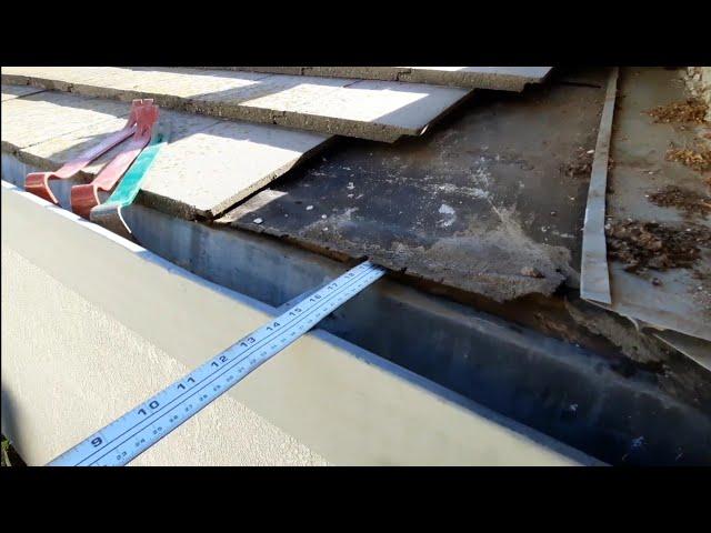 Roof repair DIY: Mark tile row and position plus tips.