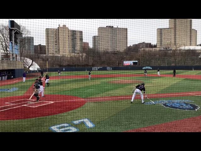 Kumar Nambiar pitching for Yale University