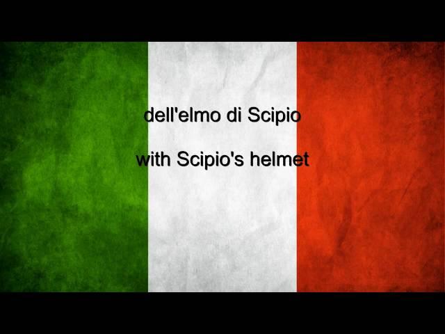 Italy National anthem Italian & English lyrics