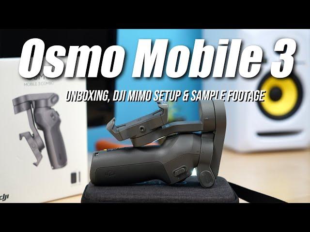 DJI Osmo Mobile 3 Unboxing, Setup & Sample Footage