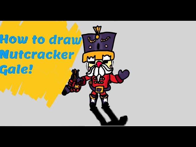 Как нарисовать Щелкунчика Гейла из Бравл Старс/How to draw Gale the Nutcracker from Brawl Stars