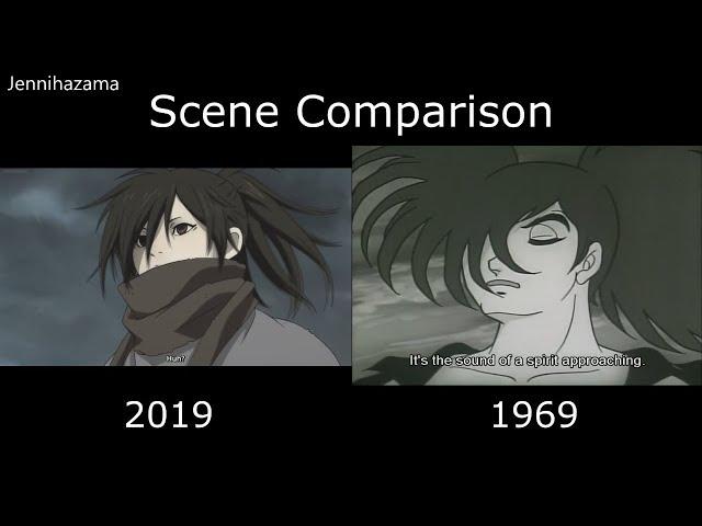 Hyakkimaru VS Demon | Dororo 1969 vs 2019 | Dororo Comparison | どろろ シーン 比較