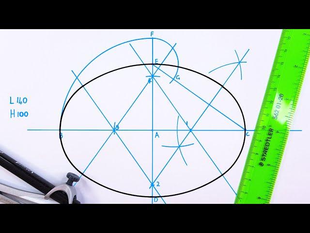 How to draw an Ellipse - Method 1