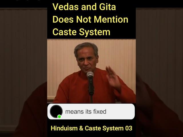 Vedas & Gita Does Not Mention Caste System #shorts #castesystem