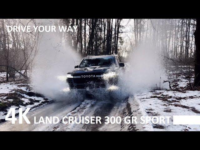 TOYOTA LAND CRUISER 300 OFF ROAD Test in the Mud, Snow, Sand, and Water// LC 300 GR Sport Review