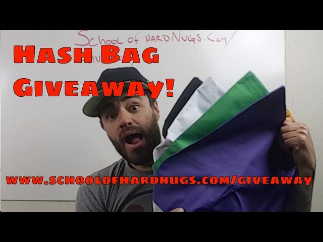 Hash Bag Giveaway! School Of Hard Nugs Monthly Giveaway (Documentary Series)