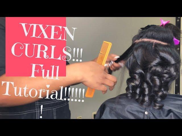 HOW TO: CURL WITH FLAT IRON ON NATURAL HAIR !!! 3b 4c “VIXEN CURLS”