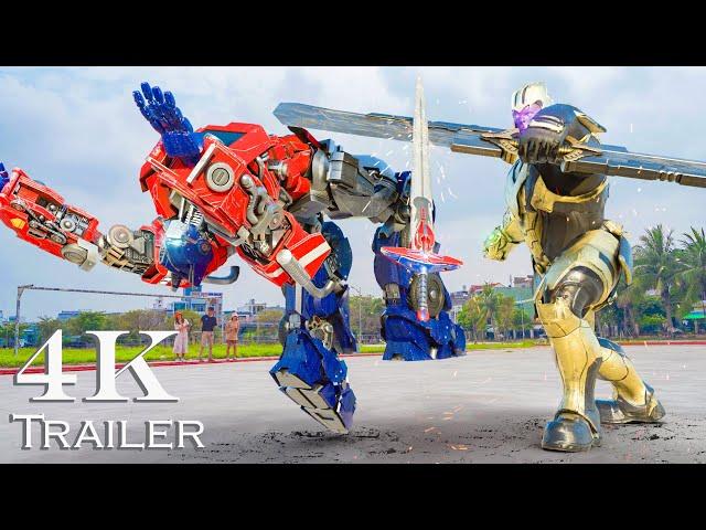 Optimus Prime vs Thanos War Trailer (2023) | 4K ULTRA HD