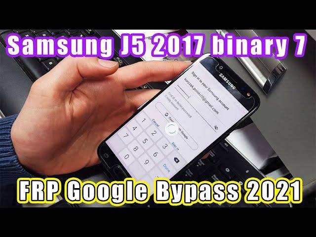 Samsung J5 2017 (J530F) U7 The Latest 2021 Remove FRP Lock Google bypass ANDROID 9 Easy Tutorial