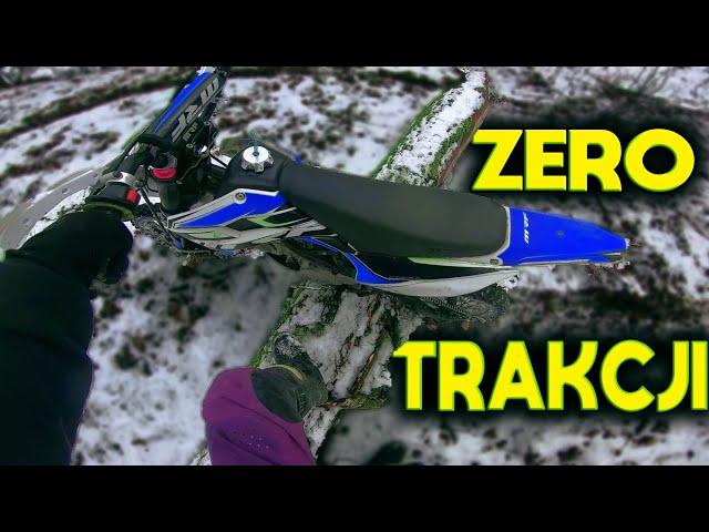 Zima + ENDURO + PitBike  MRF 140 w Terenie