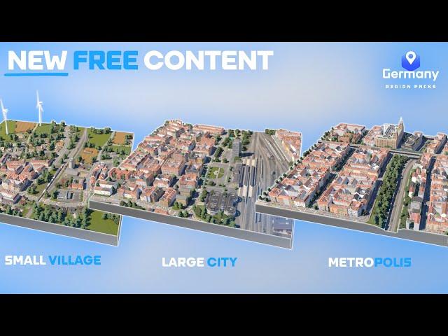 Building 3 different Cities with the NEW and FREE Region Pack | Cities Skylines 2