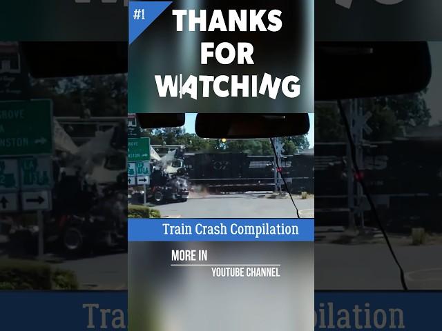 EXTREME \ Train Crash Compilation\ part 1 #fypシ #shortvideo #viral #car #train #crash