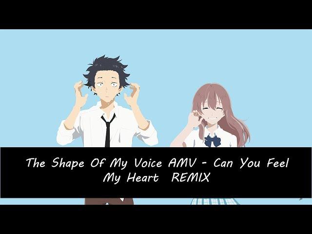 The Shape Of My Voice AMV - Can You Feel My Heart REMIX