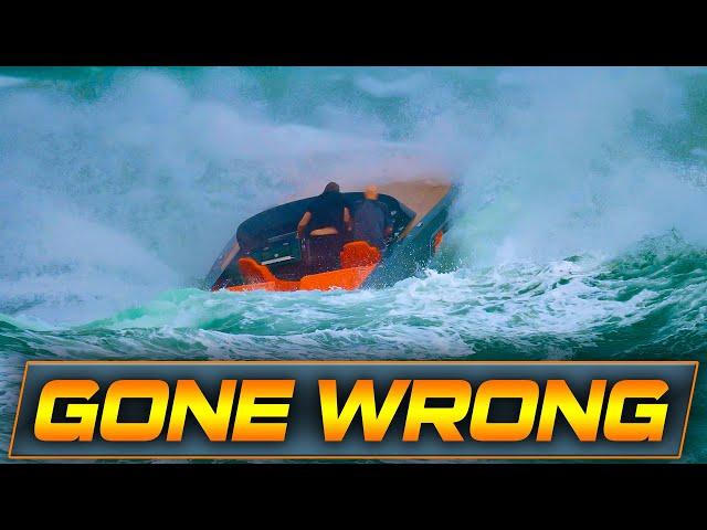 SEA TRIAL GONE WRONG AT HAULOVER INLET !! | WAVY BOATS