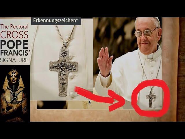 Pope Francis - carries satan on the cross!