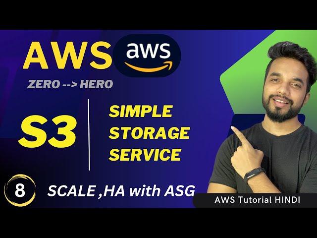 Master AWS S3 Storage: A Beginner's Guide with Practical Examples |  [HINDI]