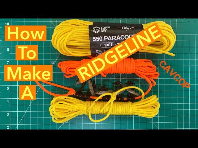 Preparing a Ridgeline for use