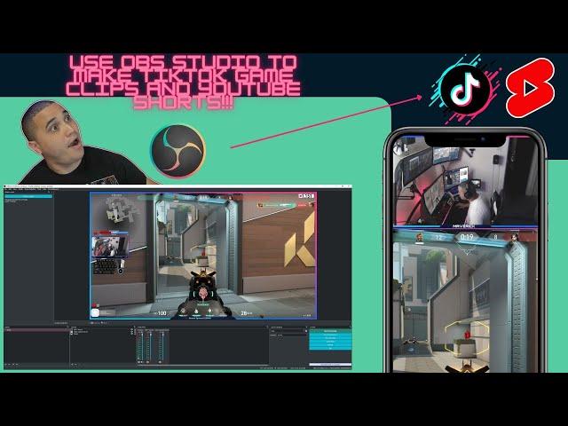 Use OBS Studio to make Tiktok Clips and YouTube Shorts! | Full tutorial!