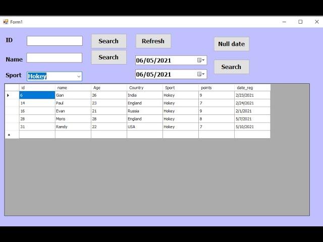 Visual Basic .Net : Search in Database - DataGridView BindingSource Filter