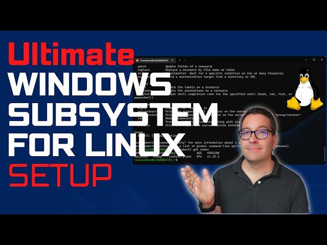 Windows Subsystem for Linux setup WSL2 Systemd, Ansible, and Kubernetes