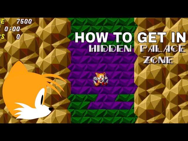 How to get in Hidden Palace Zone on Sonic 2 BONUS!