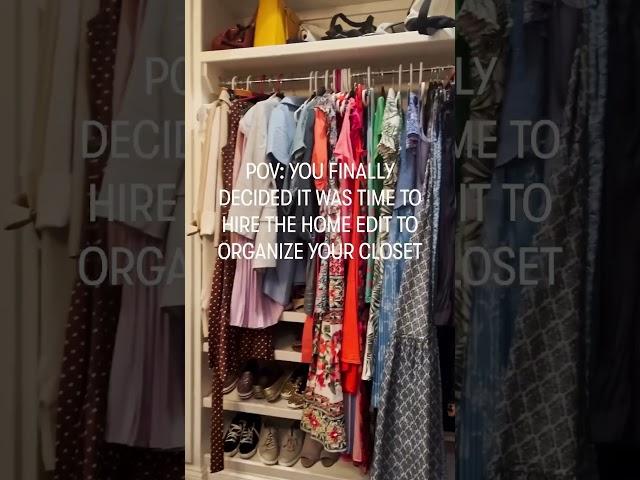 Before and After: Closet Transformation with The Home Edit