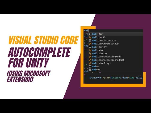 VSCode Unity Autocomplete/Intellisense 2023