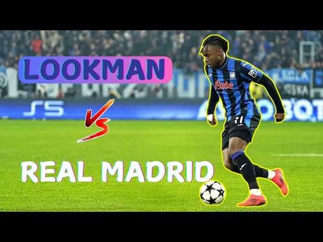 Lookman vs real Madrid AMAZING Performance! UEFA Champions League