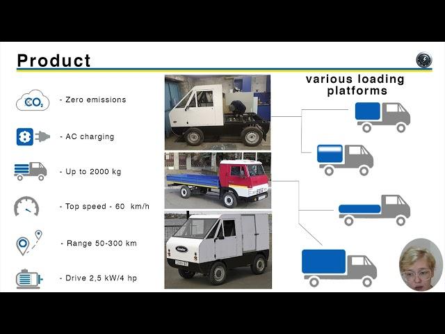 Finalist MeGoElectric -  electric trucks that change the freight transport system