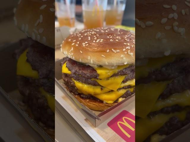 McDonald's Quadruple Quarter Pounder with Big Mac Sauce Hack | Burger Beast #mcdonalds