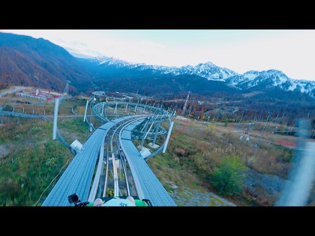 SOCHI MOUNTAIN COASTER WITH NO BRAKES