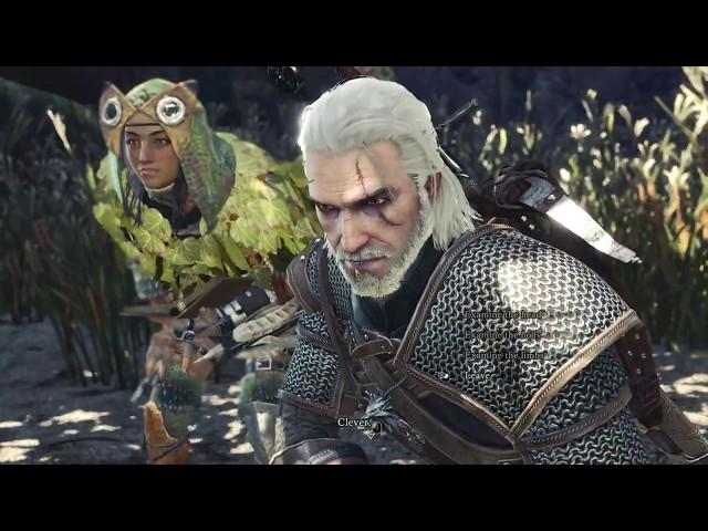 Monster Hunter World x The Witcher Event Quest Walkthrough Longplay No Commentary