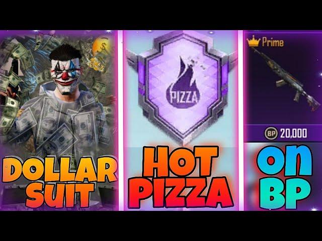 How to Buy Dollor outfit | Hot pizza Achievement | New SKS skin | PUBG mobile