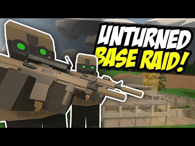 Raiding Military bases in (Unturned)