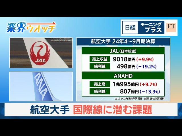 航空大手 国際線に潜む課題【日経モープラFT】