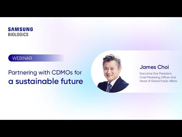 [Webinar] Business Review | Partnering with CDMOs for a sustainable future