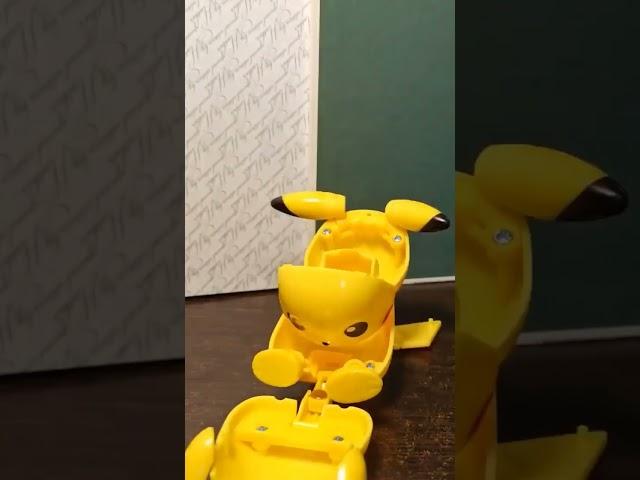 Пикачу-трансформер #stopmotion #pokemon #pikachu #transformation #стопмоушен #покемоны #пикачу