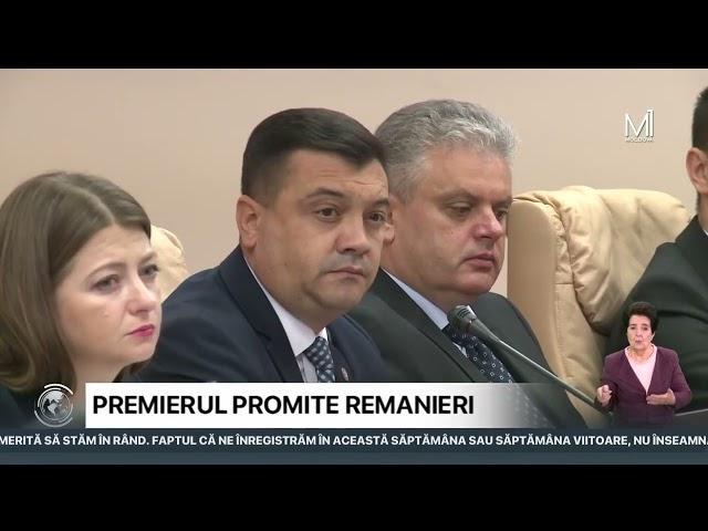 Premierul promite remanieri