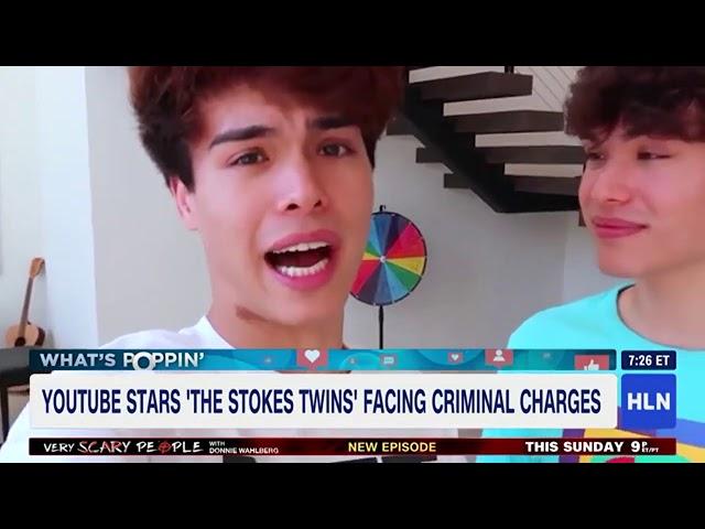 YouTubers the Stokes Twins have been charged for bank robbery pranks