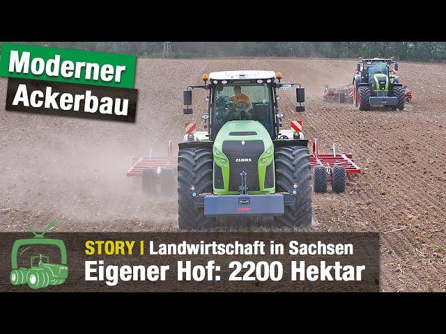 Landwirtschaft bei der Gutsverwaltung Schönfelder Hochland | Claas Traktoren | NaPA-Projekt | Teil 1