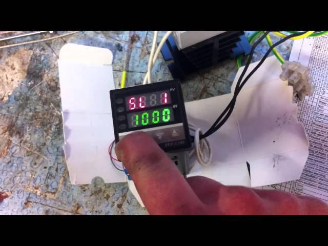 C100 temperature controller sensor select