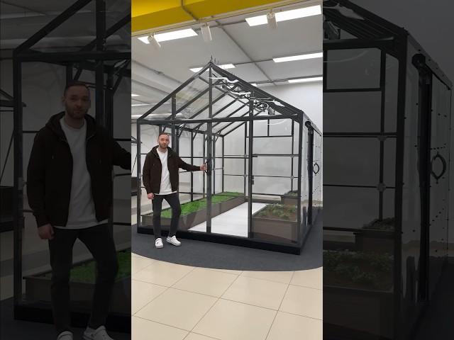 Теплица Домик из трубы 40х40 с монолитным поликарбонатом. #дача #заводтеплиц.ру #home #greenhouse