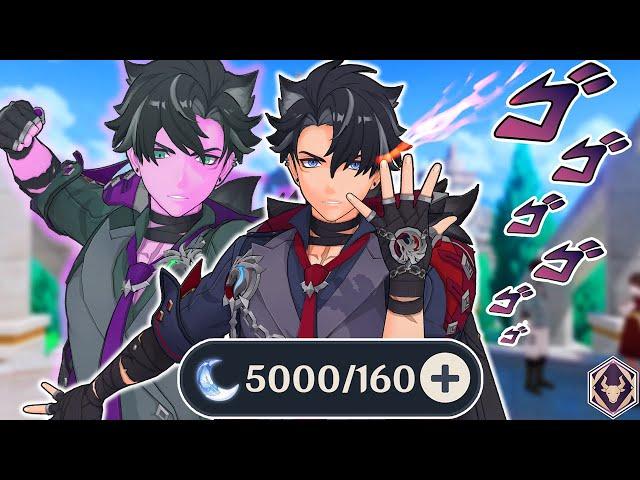 I SPENT 5000 RESIN So Wriothesley Became A JoJo Character | Genshin Impact