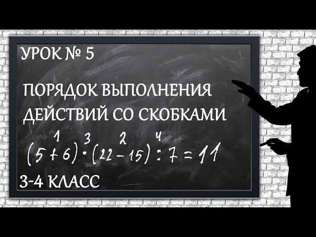 Изучаем математику с нуля / Урок № 5 / Порядок выполнения действий со скобками