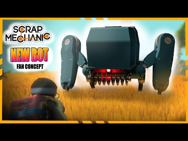 --BALE-BOT--New enemy for Scrap Mechanic (concept)